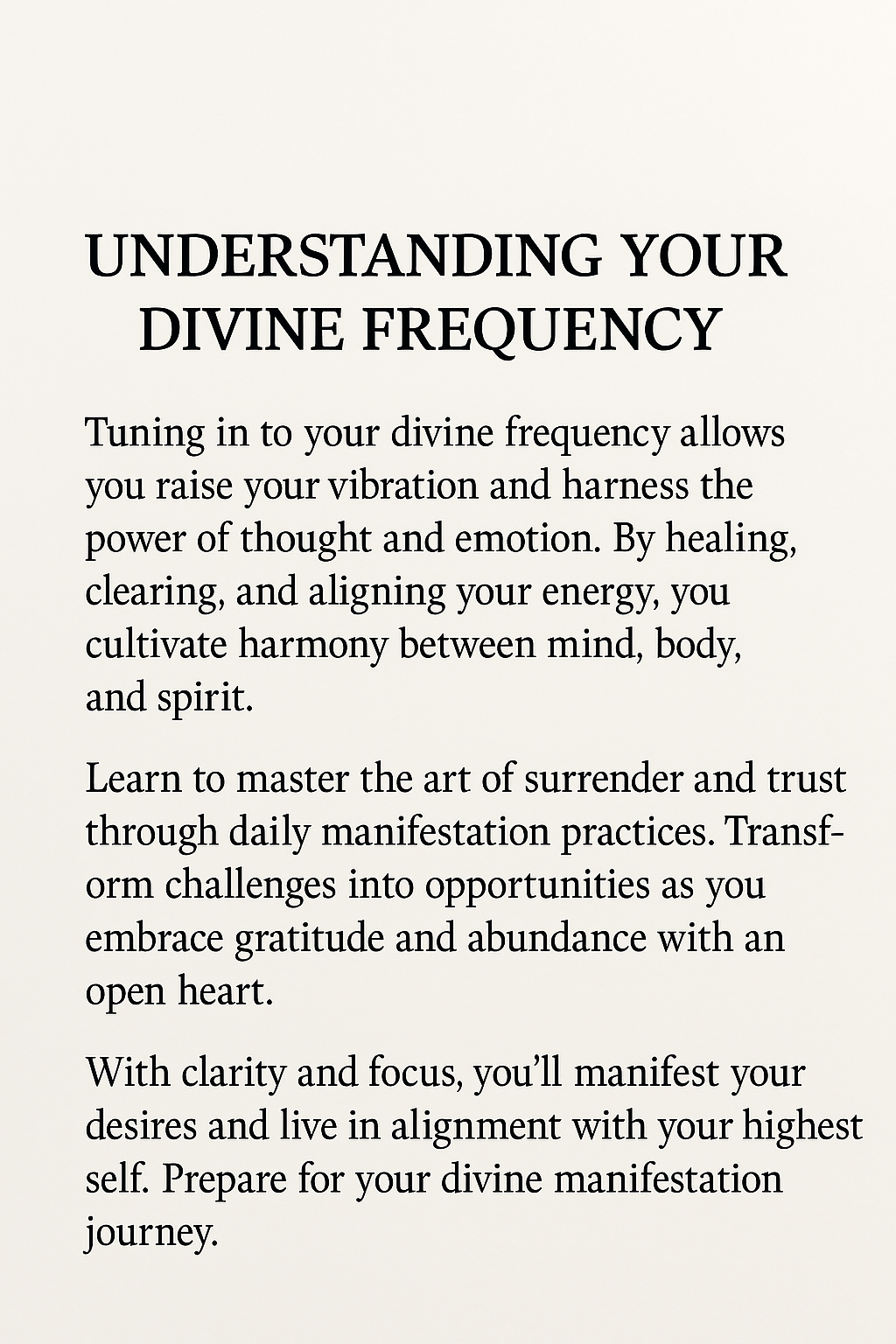 Divine Frequency